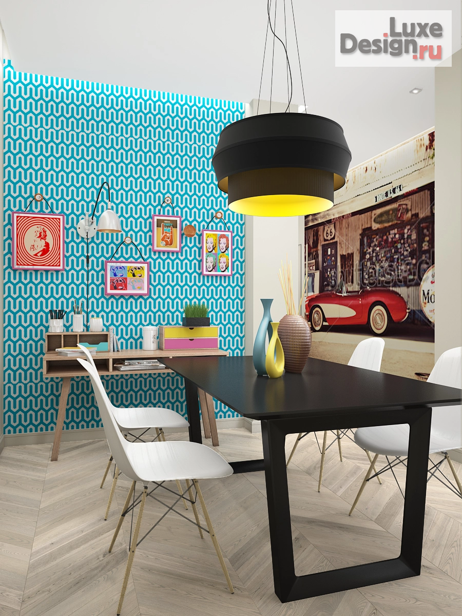 Дизайн интерьера гостиной "Гостиная с дивой" (фото 3)