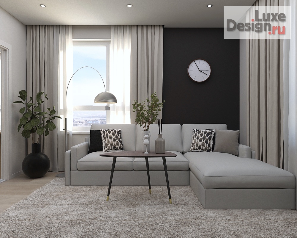 Дизайн интерьера двухкомнатной квартиры "В экостиле" (фото 4)