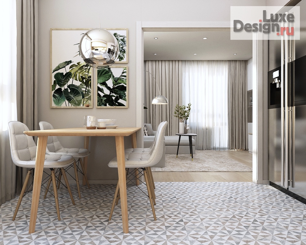 Дизайн интерьера двухкомнатной квартиры "В экостиле" (фото 6)