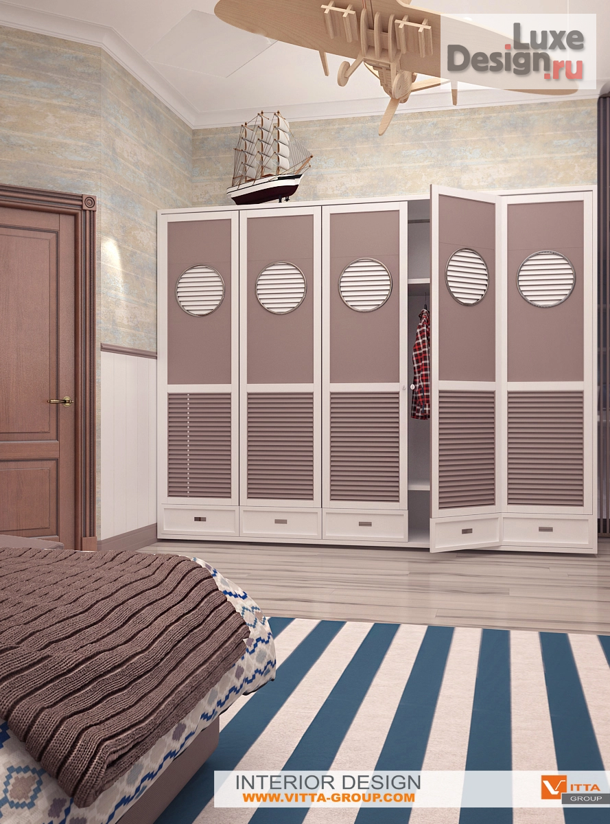 Дизайн интерьера детской "Вилла Аврора: детская комната" (фото 4)