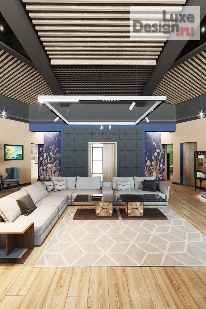 Дизайн интерьера коттеджа "Дом В Краснолесье" (фото 3)