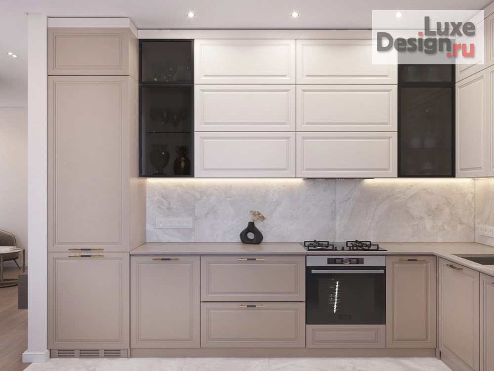 Дизайн интерьера трехкомнатной квартиры "ЖК Виноград 3-х комн. Квартира " (фото 5)