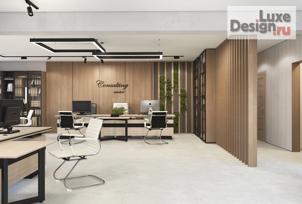 Дизайн интерьера кабинета "Дизайн интерьера Офиса" (фото 2)