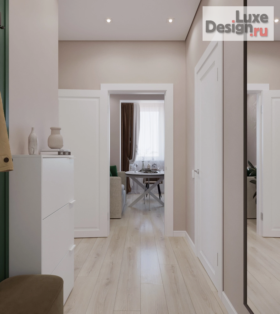 Дизайн интерьера однокомнатной квартиры "ЖК Мраморный г.Симферополь" (фото 8)