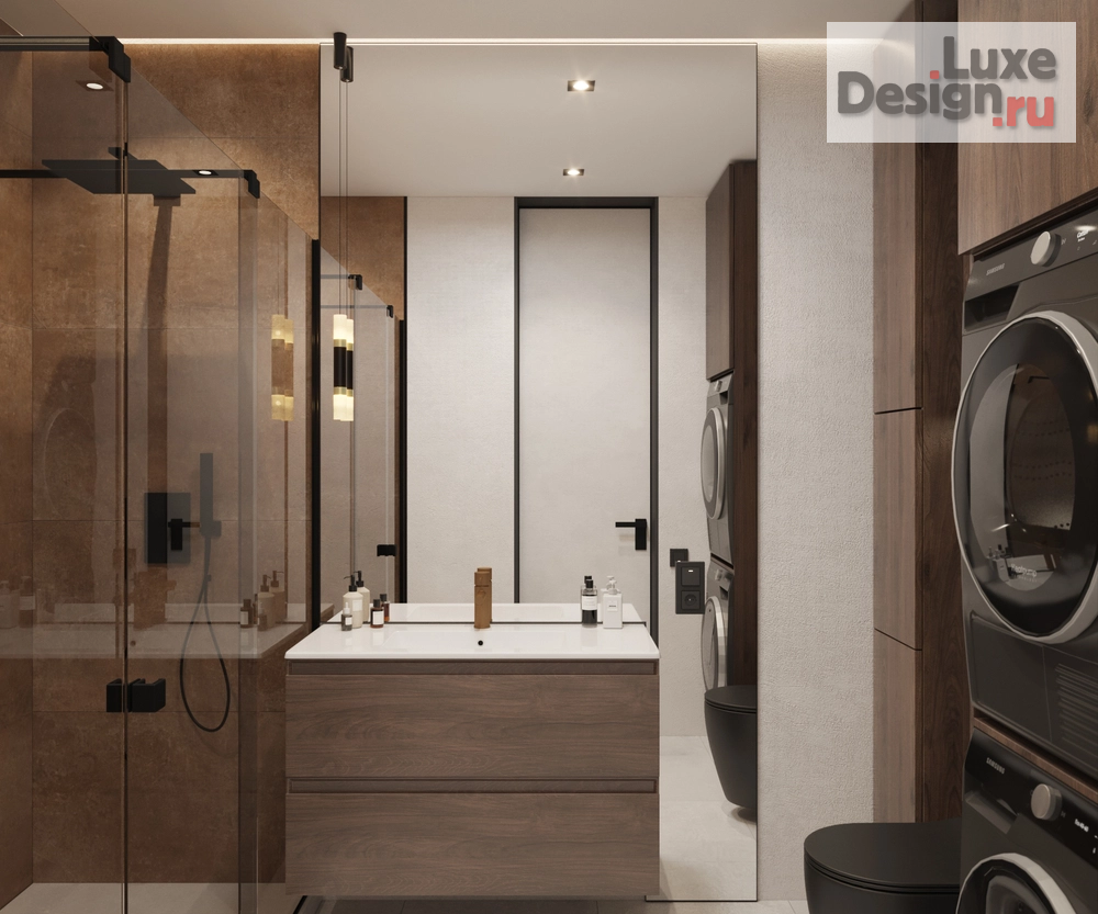 Дизайн интерьера двухкомнатной квартиры "2-х комн. квартира студия" (фото 15)