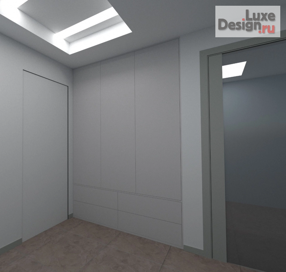 Дизайн интерьера квартиры "Прихожая визуализация-реальность" (фото 1)