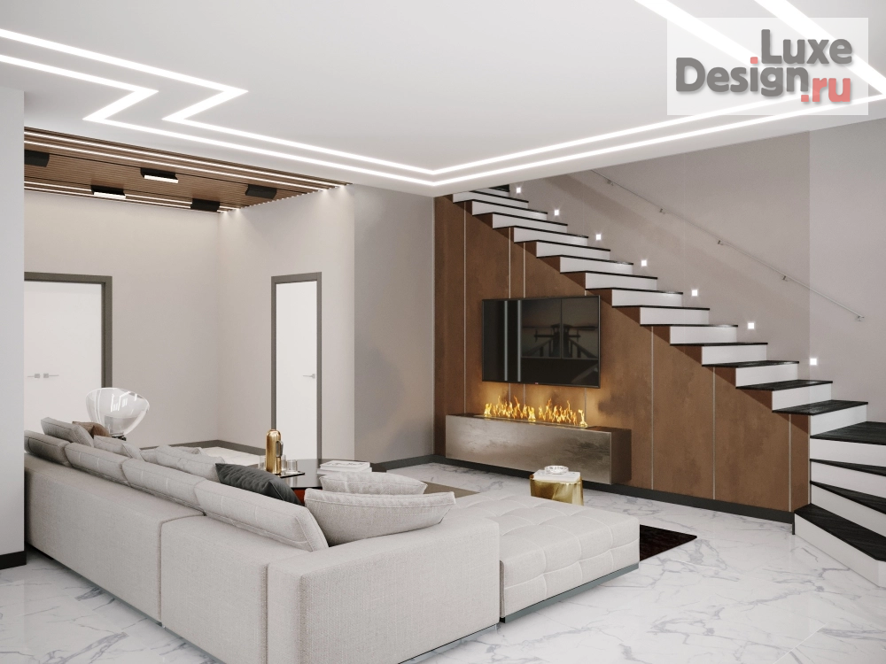 Дизайн интерьера частного дома "Дом в Современном стиле "Прохоренко"" (фото 9)