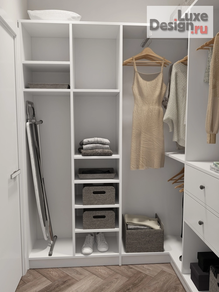 Дизайн интерьера спальни "Спальня, санузел и маленький гардероб" (фото 11)