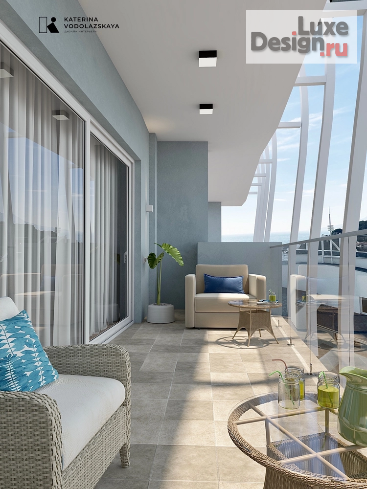 Дизайн интерьера апартаментов "Апартаменты у моря. Крым" (фото 8)