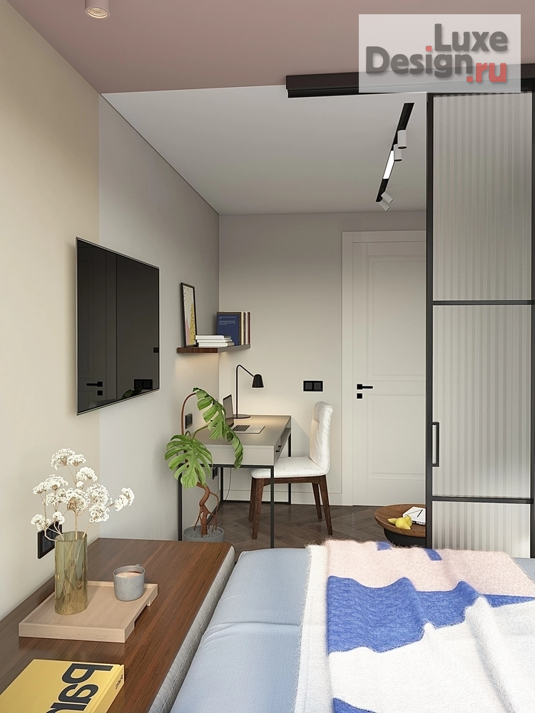 Дизайн интерьера детской "Спальня школьницы старших классов" (фото 6)