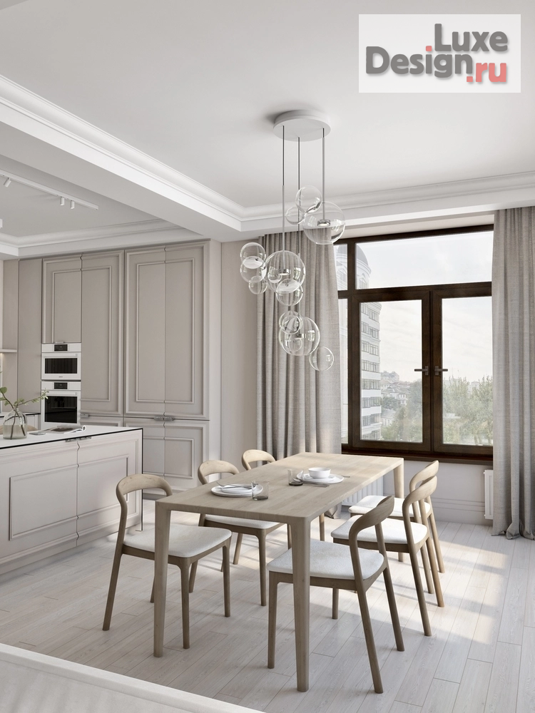 Дизайн интерьера кухни "Кухня-гостиная" (фото 6)