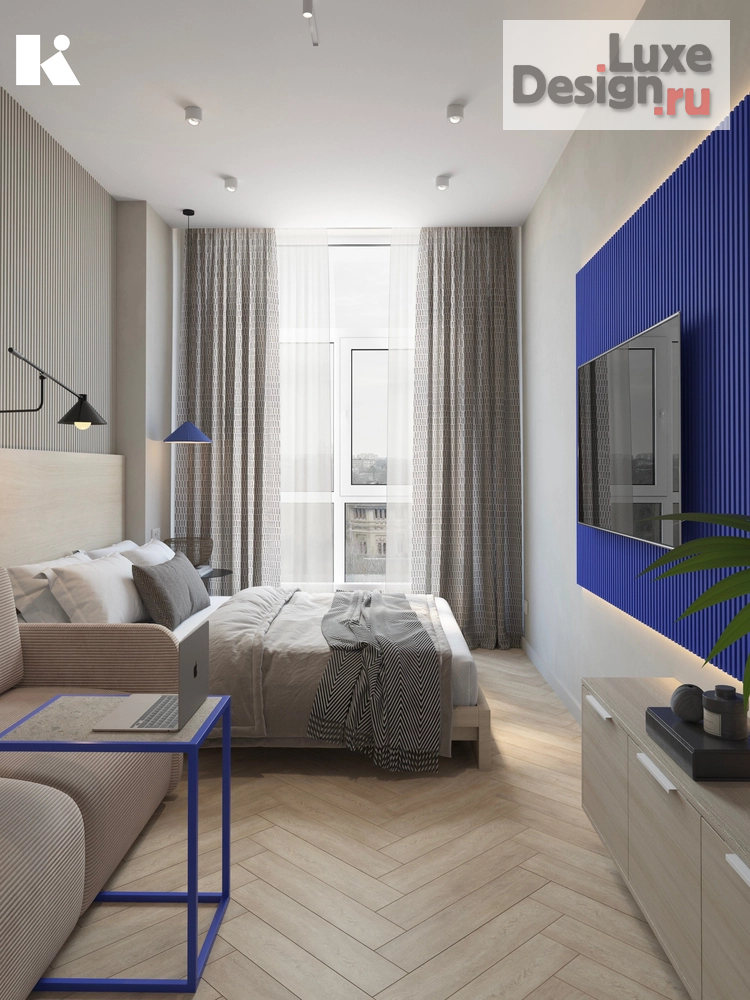 Дизайн интерьера однокомнатной квартиры "Дизайн однокомнатной квартиры под сдачу" (фото 12)