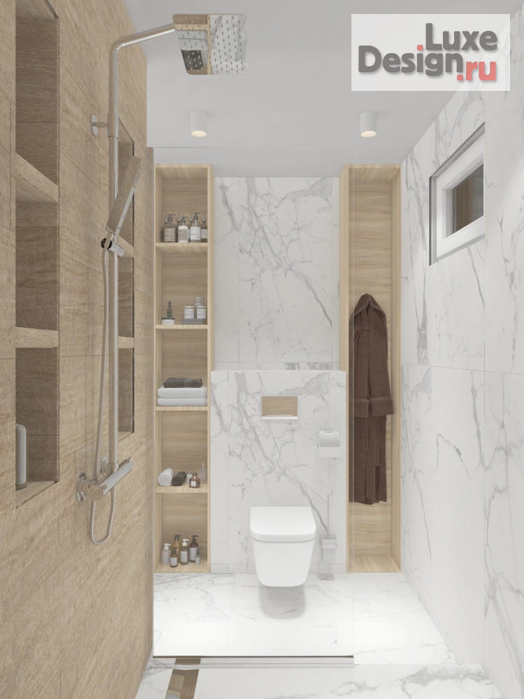 Дизайн интерьера ванной "Сан.узел" (фото 3)