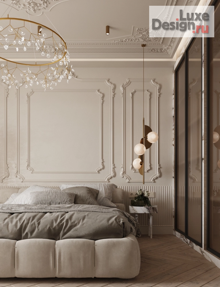 Дизайн интерьера четырехкомнатной квартиры "Neoclassic style" (фото 12)