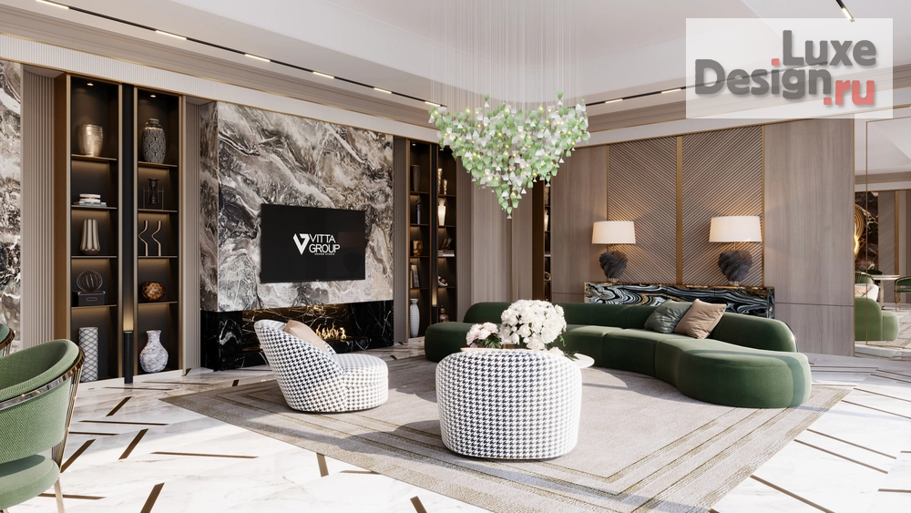 Дизайн интерьера пентхауса "Апартаменты в Дубаях " (фото 1)