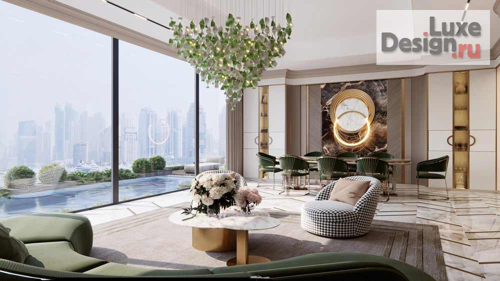 Дизайн интерьера пентхауса "Апартаменты в Дубаях " (фото 14)