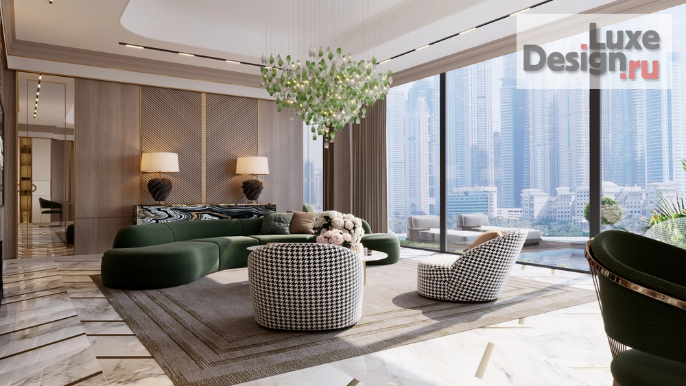 Дизайн интерьера пентхауса "Апартаменты в Дубаях " (фото 15)