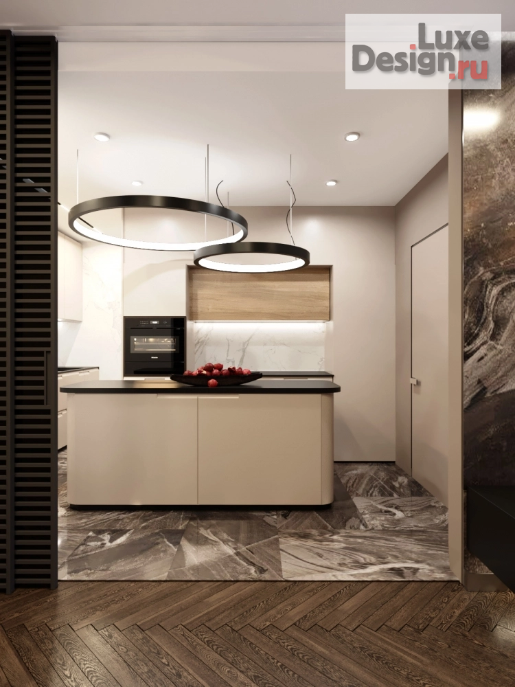 Дизайн интерьера трехкомнатной квартиры "квартира в ЖК Триумф" (фото 7)