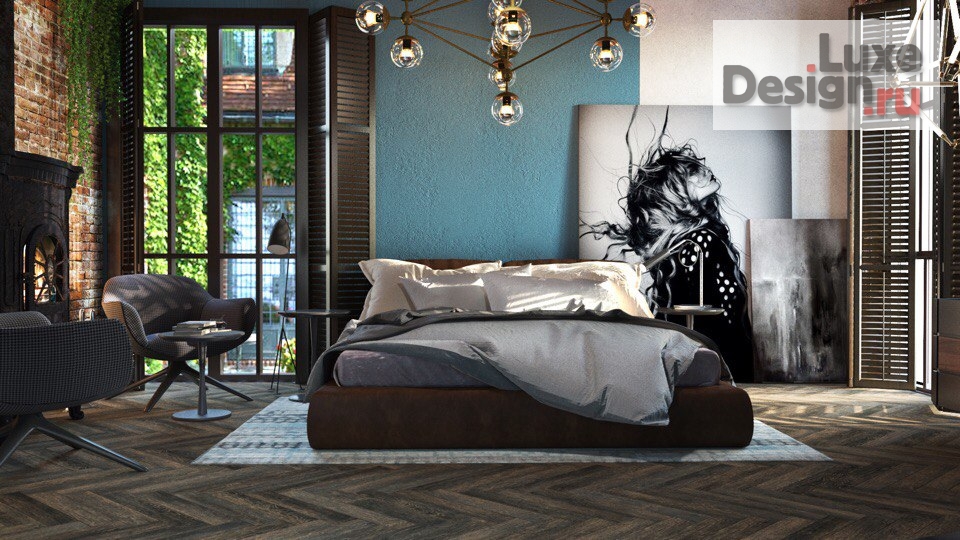 Дизайн интерьера квартиры студии "Стильный лофт design by VITTAGROUP STUDIO" (фото 1)