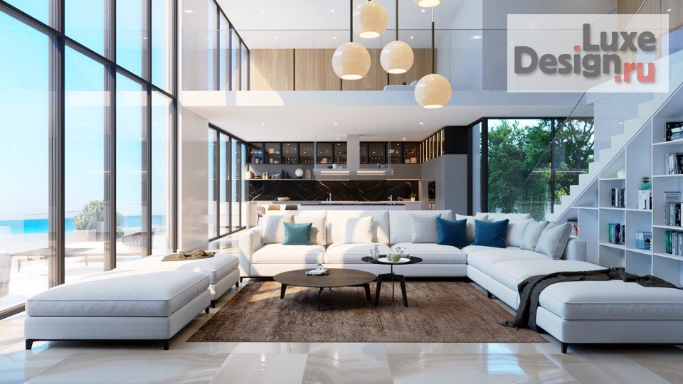 Дизайн интерьера гостиной "Интерьер дома в Маями от “VITTA-group”" (фото 6)