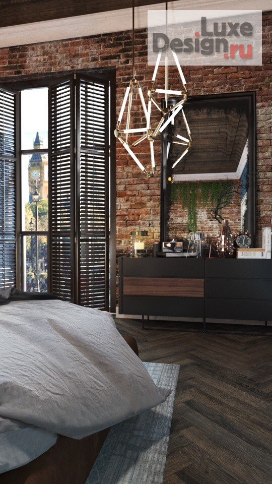 Дизайн интерьера квартиры студии "Стильный лофт design by VITTAGROUP STUDIO" (фото 2)