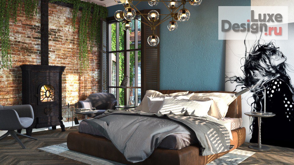 Дизайн интерьера квартиры студии "Стильный лофт design by VITTAGROUP STUDIO" (фото 4)