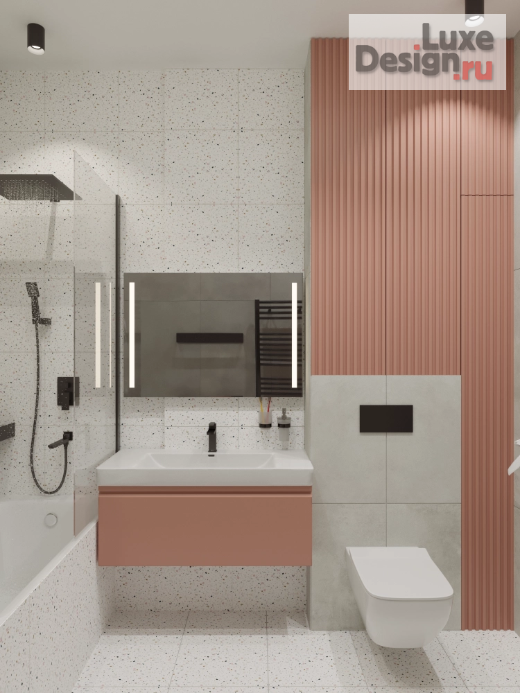 Дизайн интерьера однокомнатной квартиры "Любовь навсегда" (фото 10)