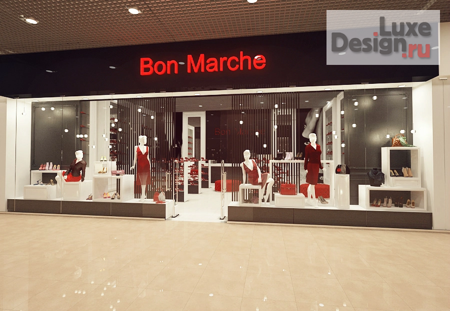 Дизайн интерьера торгового комплекса "Магазин в торговом комплексе " (фото 2)