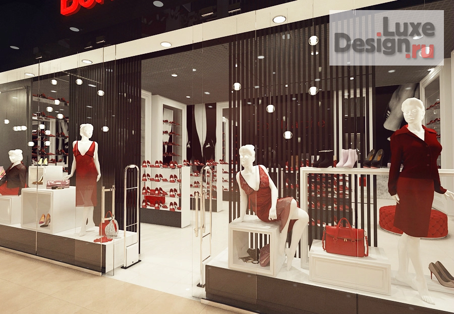 Дизайн интерьера торгового комплекса "Магазин в торговом комплексе " (фото 1)