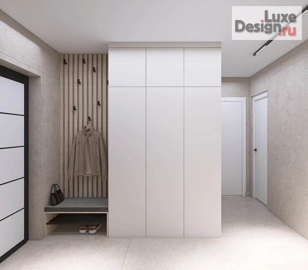 Дизайн интерьера двухкомнатной квартиры "Квартира для молодой семьи из 3 человек" (фото 11)