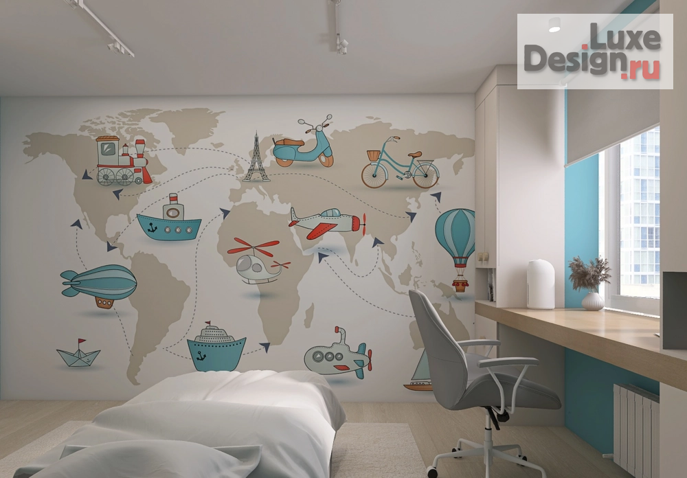 Дизайн интерьера двухкомнатной квартиры "Квартира для молодой семьи из 3 человек" (фото 2)