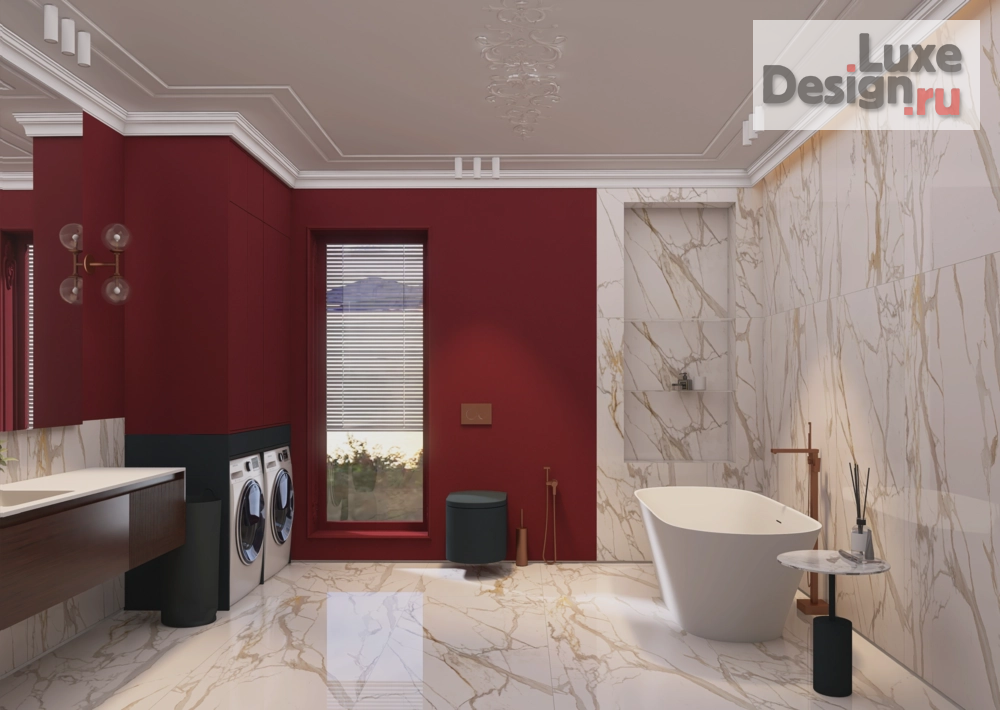 дизайн интерьера санузла "Санузел в частном доме в Ялте" (фото 7)