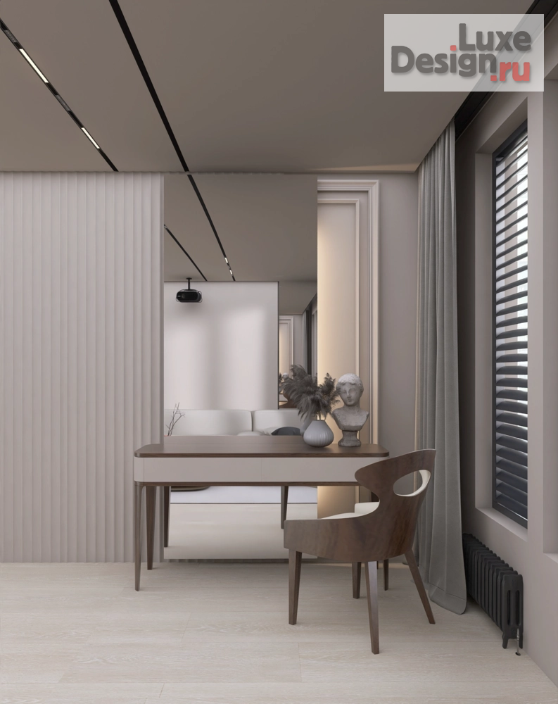 Дизайн интерьера частного дома "Гостиная в доме в Москве" (фото 2)