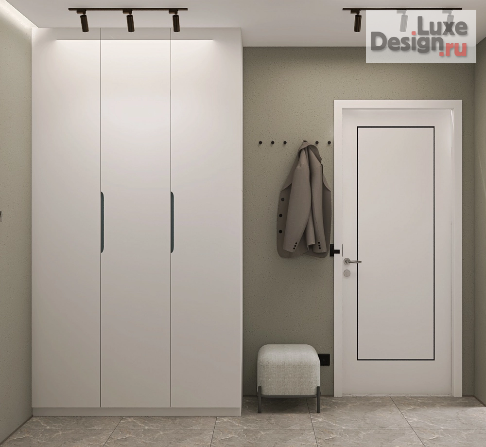 Дизайн интерьера однокомнатной квартиры "Квартира в "хрущёвке" для молодой пары" (фото 4)