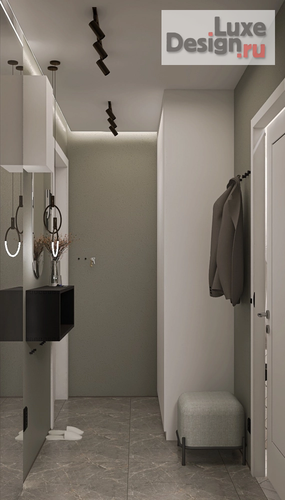 Дизайн интерьера однокомнатной квартиры "Квартира в "хрущёвке" для молодой пары" (фото 6)