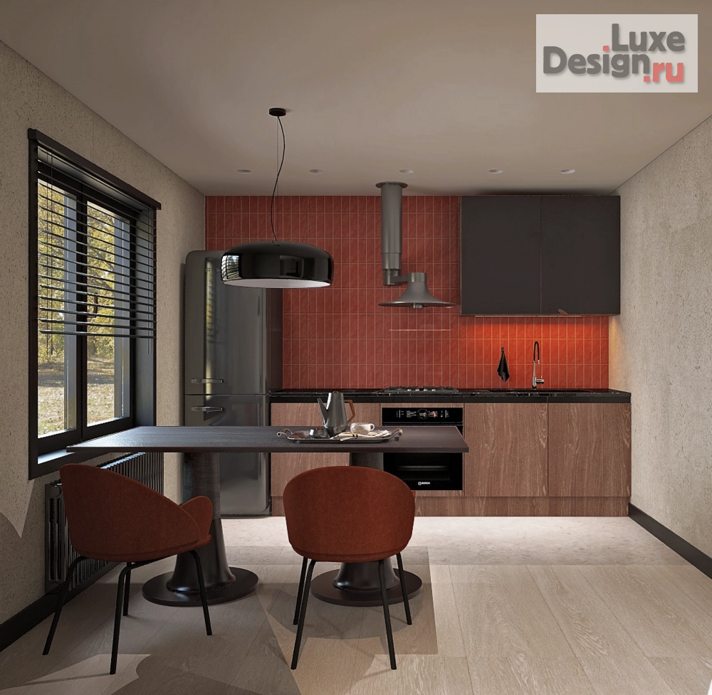 Дизайн интерьера трехкомнатной квартиры "Квартира для мужчины в Москве" (фото 1)