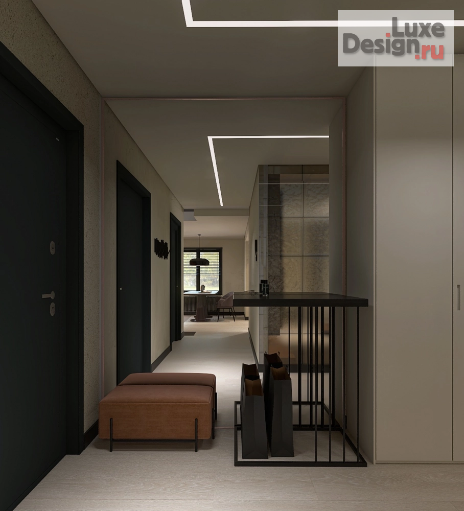 Дизайн интерьера трехкомнатной квартиры "Квартира для мужчины в Москве" (фото 8)