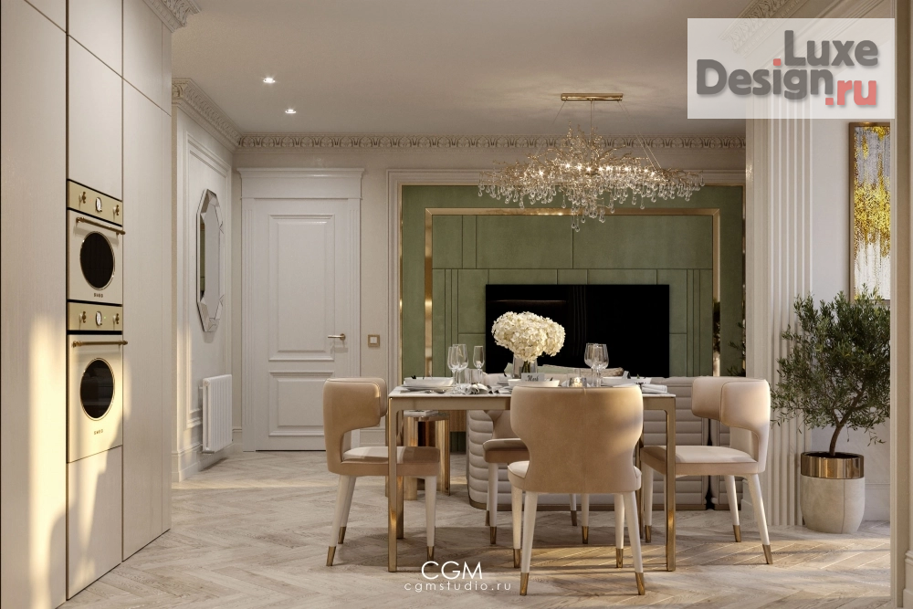 Дизайн интерьера гостиной "Квартира в жк Жигулина Роща " (фото 3)