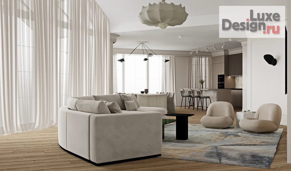 Дизайн интерьера частного дома "Дизайн-проект частного дома в Анапе" (фото 6)