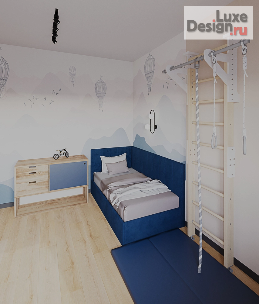 Дизайн интерьера частного дома "Детская для мальчика " (фото 2)