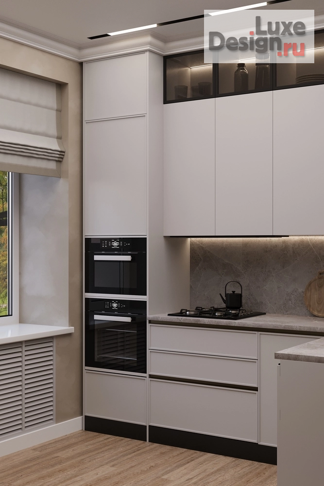 Дизайн интерьера трехкомнатной квартиры "Кухня в г. Севастополь" (фото 6)