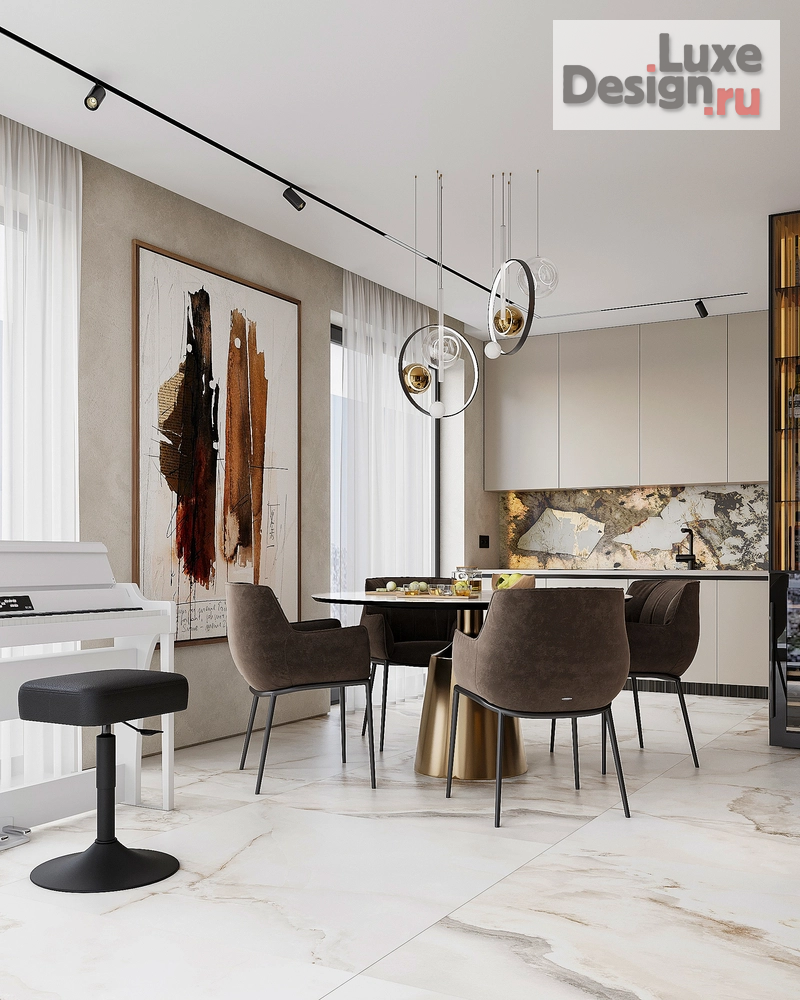 Дизайн интерьера двухкомнатной квартиры "Квартира ЖК Любимый в г.Алупка" (фото 11)