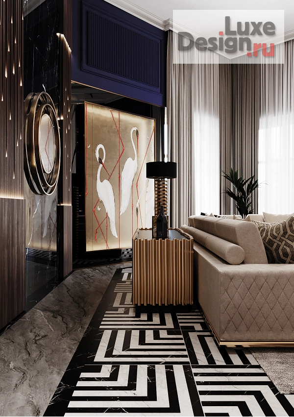 Дизайн интерьера столовой "Дом 600 м2 Коттеджный поселок Gaspra Life" (фото 6)