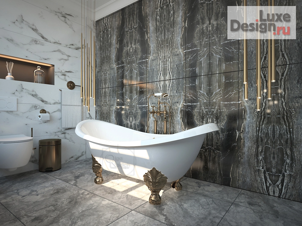 Дизайн интерьера частного дома "Санузел в частном доме" (фото 1)