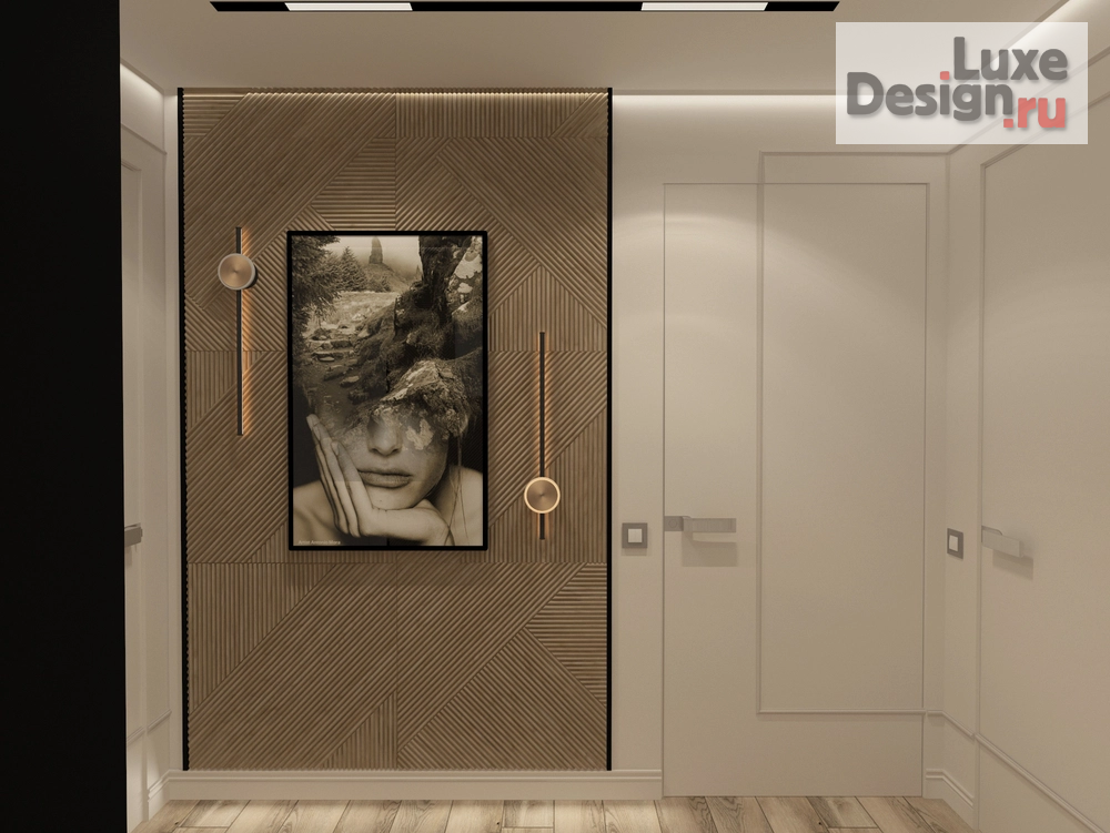 Дизайн интерьера четырехкомнатной квартиры "Стильная и современная квартира. Тут комфортно жить и гордо принимать гостей. Пространство,  закрывающая все потребности своих хозяев." (фото 18)