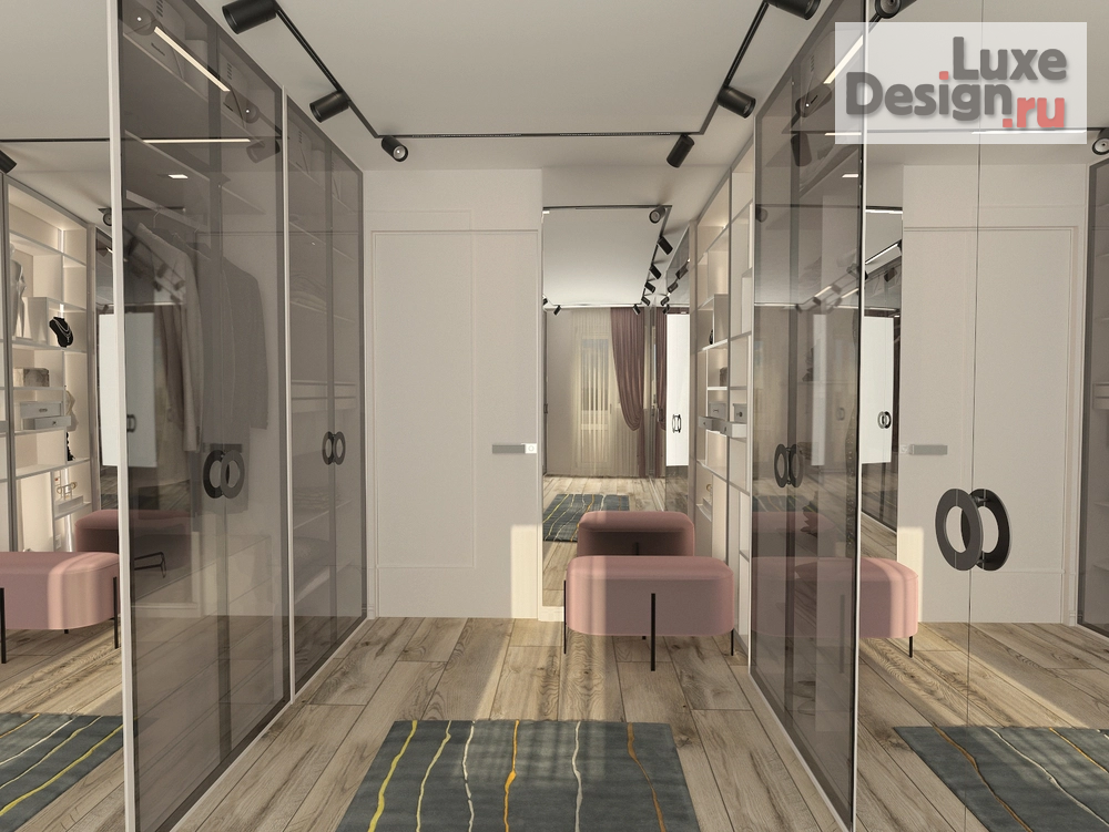 Дизайн интерьера четырехкомнатной квартиры "Стильная и современная квартира. Тут комфортно жить и гордо принимать гостей. Пространство,  закрывающая все потребности своих хозяев." (фото 16)