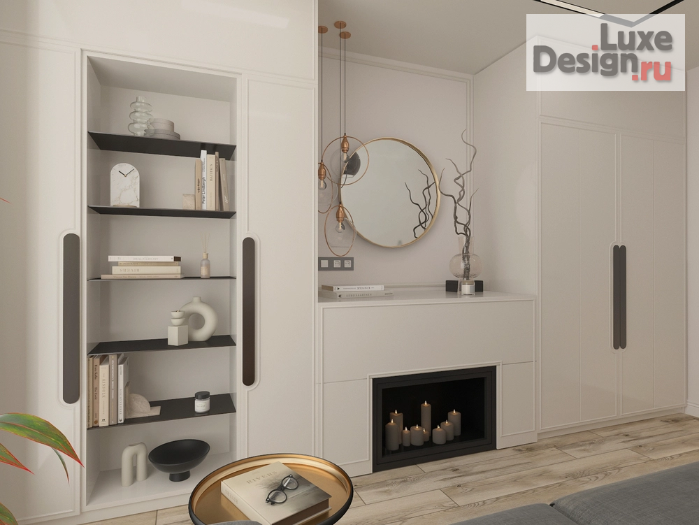 Дизайн интерьера четырехкомнатной квартиры "Стильная и современная квартира. Тут комфортно жить и гордо принимать гостей. Пространство,  закрывающая все потребности своих хозяев." (фото 13)