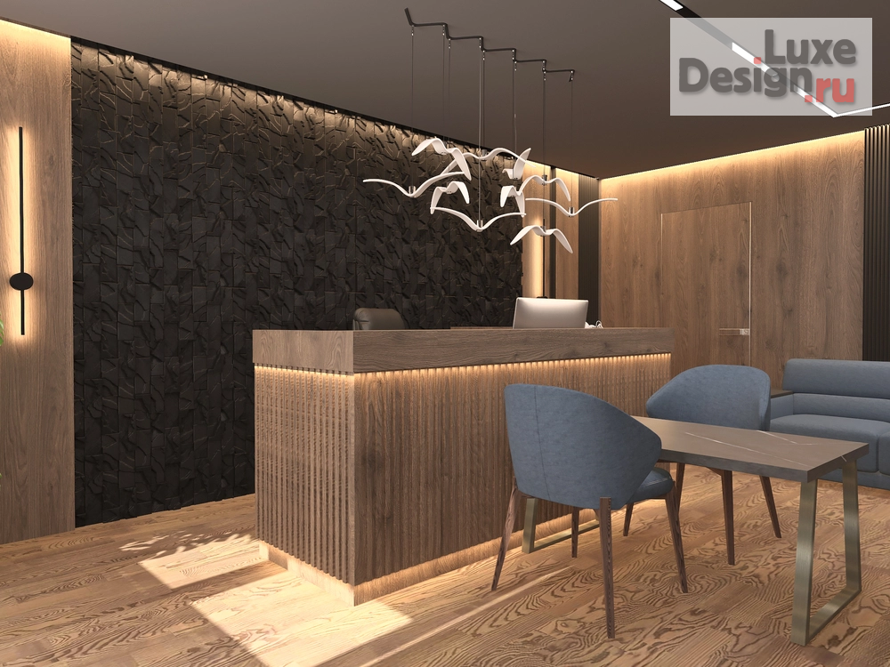 Дизайн интерьера офиса "Адвакатская контора" (фото 2)