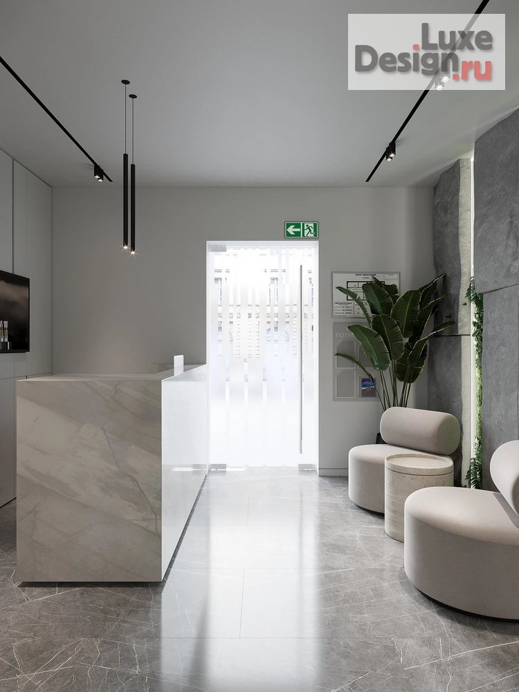 Дизайн интерьера лечебного учреждения "КЛИНИКА" (фото 2)