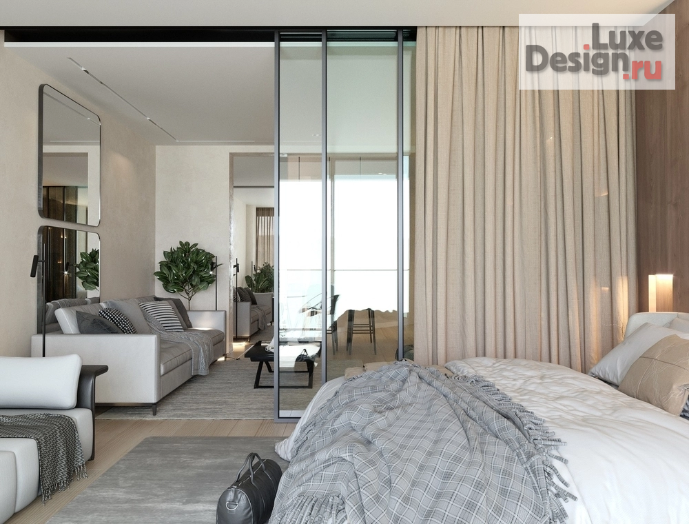 Дизайн интерьера квартиры студии "ЭЛЕГАНТНАЯ ГАРМОНИЯ" (фото 2)